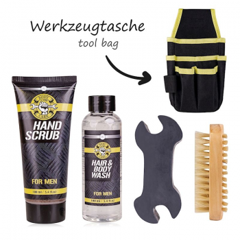 Badeset in Werkzeugtasche